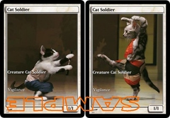 Cat Soldier Token – Custom: Kung Fu Kittys Left